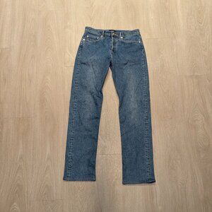 APC Petit New Standard Jeans Blue Denim Button Fly Straight Leg Unisex